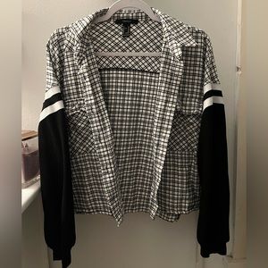 Forever21 Black White Flannel